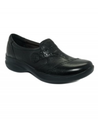 Explore the everyday comfort of the In-Motion Camp flats by Clarks. With supple leather and a flexible sole, your shoes will be the last thing to slow you down. Explore the everyday comfort of the In-Motion Camp flats by Clarks. With supple leather and a flexible sole, your shoes will be the last thing to slow you down.