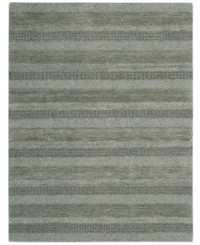 Simply calm, cool and collected, the Sequoia area rug from Calvin Klein delivers a sophisticated yet casual stripe design for your living space. Hand-tufted of expertly spun New Zealand wool, this area rug offers incredible texture in every inch along with supple softness in its generous pile height. Simply calm, cool and collected, the Sequoia area rug from Calvin Klein delivers a sophisticated yet casual stripe design for your living space. Hand-tufted of expertly spun New Zealand wool, this area rug offers incredible texture in every inch along with supple softness in its generous pile height.
