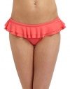 THE LOOKTiered ruffle topElastic waist and leg openingsLogo-embossed button at sideTHE MATERIAL80% nylon/20% spandexFully linedCARE & ORIGINHand washImportedPlease note: Bikini top sold separately. 