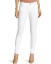 7 For All Mankind Women's Slim Cigarette, Stark White, 27