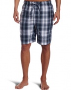 Nautica Men's Ship Shape Woven Plaid Short