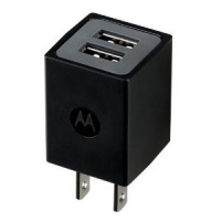 Motorola Eco Friendly Dual Port USB Charger Bulk Packaging (Black) Motorola Eco Friendly Dual Port USB Charger Bulk Packaging (Black)