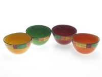 Certified International Caliente 5-1/2-Inch Ice Cream Bowl, Assorted Designs, Set of 4 Certified International Caliente 5-1/2-Inch Ice Cream Bowl, Assorted Designs, Set of 4