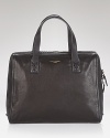 In butter-soft leather and a structured shape, this satchel from Olivia Harris means business.