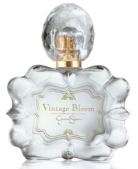 Crisp vibrant citrus notes of Calabrese lemon and Caipirinha lime zest open Vintage Bloom with a zing. Slowly, the soft femininity of raspberry bloom, a breezy, light fresh floral accord and a burst of stardust peony evolve to embrace Jessica's dreamy romantic nature. Bright, youthful notes are tempered as the fragrance blossoms into warm sensuality, inviting notes of crisp cotton musk and Indian sandalwood to charm and delightfully entice. Experience Vintage Bloom by Jessica Simpson with this 1.7 oz Eau de Parfum. Crisp vibrant citrus notes of Calabrese lemon and Caipirinha lime zest open Vintage Bloom with a zing. Slowly, the soft femininity of raspberry bloom, a breezy, light fresh floral accord and a burst of stardust peony evolve to embrace Jessica's dreamy romantic nature. Bright, youthful notes are tempered as the fragrance blossoms into warm sensuality, inviting notes of crisp cotton musk and Indian sandalwood to charm and delightfully entice. Experience Vintage Bloom by Jessica Simpson with this 1.7 oz Eau de Parfum.