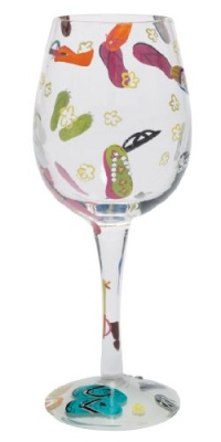 Lolita Love My Wine Glass, Flip Flops Lolita Love My Wine Glass, Flip Flops