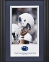 Penn State Nittany Lions 10x18 Framed Legacy Print | Details: 2-Time Football National Champions