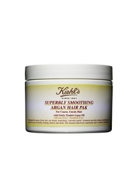Our intensively nourishing treatment provides superb conditioning to tame fly-aways for healthy looking softness and shine. Silicone and Paraben-Free Formula. Thoroughly smooths hair without weighing it down. Effectively replenishes hair's moisture and shine. Consistent use of our formula restores softness and suppleness to even the most frizz-prone, unruly hair. Shampoo with Kiehl's Superbly Smoothing Argan Shampoo. Rinse, gently towel-dry and apply a liberal amount of the pak to damp hair evenly, concentrating on hair ends. Allow formula to remain on hair for a minimum of three minutes. (Allowing pak to remain on hair longer will increase its efficacy.) Rinse well with lukewarm water until formula is thoroughly removed from hair. Style as usual. Our intensively nourishing treatment provides superb conditioning to tame fly-aways for healthy looking softness and shine. Silicone and Paraben-Free Formula. Thoroughly smooths hair without weighing it down. Effectively replenishes hair's moisture and shine. Consistent use of our formula restores softness and suppleness to even the most frizz-prone, unruly hair. Shampoo with Kiehl's Superbly Smoothing Argan Shampoo. Rinse, gently towel-dry and apply a liberal amount of the pak to damp hair evenly, concentrating on hair ends. Allow formula to remain on hair for a minimum of three minutes. (Allowing pak to remain on hair longer will increase its efficacy.) Rinse well with lukewarm water until formula is thoroughly removed from hair. Style as usual.