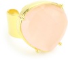 Coralia Leets Jewelry Design Riviera Teardrop Adjustable Rose Quartz Ring