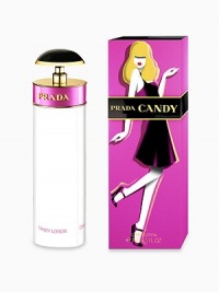 Prada Candy is instantly seductive - pure pleasure wrapped in impulsive charm. In an explosion of shocking pink and gold, Prada Candy takes us on a walk on the wild side, showing us a new facet of Prada femininity where more is more and excess is everything. Magnified by white musk, noble benzoin comes together with a modern caramel accord to give the fragrance a truly unique signature. This delicate, hydrating lotion hydrates and protects the skin, leaving it silky and radiant. 5 oz. Prada Candy is instantly seductive - pure pleasure wrapped in impulsive charm. In an explosion of shocking pink and gold, Prada Candy takes us on a walk on the wild side, showing us a new facet of Prada femininity where more is more and excess is everything. Magnified by white musk, noble benzoin comes together with a modern caramel accord to give the fragrance a truly unique signature. This delicate, hydrating lotion hydrates and protects the skin, leaving it silky and radiant. 5 oz.