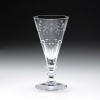 Bunny is an elegant pattern originating from the late 18th century. The rosette motif was very popular at that time and Bunny continues today as a favorite pattern for brides. It has a beautiful combination of delicate engraving and flat cuts. The shape lends itself to both formal and informal settings.