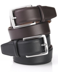 Be more detail-oriented in your dress wardrobe with this leather belt from Lauren Ralph Lauren. Be more detail-oriented in your dress wardrobe with this leather belt from Lauren Ralph Lauren.