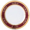 Philippe Deshoulieres Orsay Red Round Cake Plate 12 in