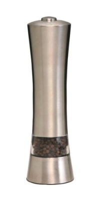 William Bounds Stainless Steel Stratus Pepper Battery Mill With Light