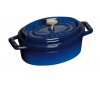 Staub Mini .25 Quart Oval Cocotte, Royal Blue