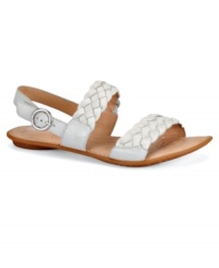What better than braided leather to beef up your summer sandal collection? The detailing on the Maeve by Born is complimented by an eye-catching adjustable buckle at the ankle. What better than braided leather to beef up your summer sandal collection? The detailing on the Maeve by Born is complimented by an eye-catching adjustable buckle at the ankle.