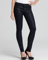 A subtle shimmery sheen lends luxe appeal to these J Brand coated jeans.