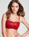 A lace overlay underwire camisole bra when you don't feel like layering.