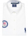 Ralph Lauren Men USA Olympic Team 2012 Big Pony Logo Long Sleeve Shirt