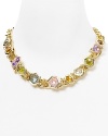 A bold cascade of gemstones make this ABS by Allen Schwartz necklace an effortless, color-pop showpiece.