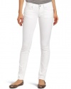 Levi's Juniors 524 Triple Needle Skinny Jean, White Sand, 9 Medium