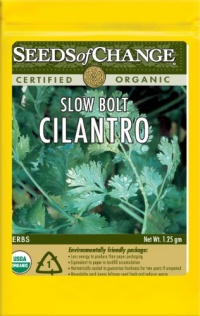 Seeds of Change S11046 Certified Organic Santo Cilantro, Slow Bolt