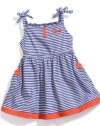 GUESS Kids Girls Baby Girls Striped Dress Set (12-24M), STRIPE (12M)