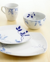 Let a cool autumn breeze grace your table with this undeniably chic set from Mikasa. In an eclectic blend of softly squared and round shapes, this nature-inspired dinnerware and dishes set makes entertaining or everyday meals a little more luxurious. Let a cool autumn breeze grace your table with this undeniably chic set from Mikasa. In an eclectic blend of softly squared and round shapes, this nature-inspired dinnerware and dishes set makes entertaining or everyday meals a little more luxurious.