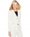 Calvin Klein updates the classic work staple, the tailored blazer, in bright white.