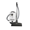 Clean your home with the Miele Delphi. This lightweight, powerful vacuum is a great value with the included ElectroComfort brush, an electric, telescopic wand and deluxe handle grip with electrobrush control and suction controls.