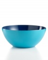 Make a splash with this summer-perfect Ikat salad bowl by Jonathan Adler. Colorblocked melamine makes it easy to take breakfast, lunch and dinner outside.