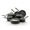 KitchenAid Aluminum Nonstick 12-Piece Cookware Set, Black