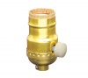 Leviton 6151 Incandescent Lamp holder Socket Dimmer, Brass