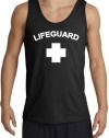 Lifeguard Tank - Adult Sleeveless Tanktop Top - Black