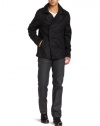 Marc Ecko Cut & Sew Men's Coated Peacoat