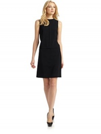 THE LOOKTrim and tailored in rich crepe with elegant stitched detailingStraight chemise shapeJewel necklineSleevelessBust dartsDropped waistHidden back zip closeTHE FITAbout 38 from shoulder to hemTHE MATERIAL53% triacetate/47% polyesterFine jersey liningCARE & ORIGINMachine washImportedModel shown is 5'9½ (176cm) wearing US size Small. THE LOOKTrim and tailored in rich crepe with elegant stitched detailingStraight chemise shapeJewel necklineSleevelessBust dartsDropped waistHidden back zip closeTHE FITAbout 38 from shoulder to hemTHE MATERIAL53% triacetate/47% polyesterFine jersey liningCARE & ORIGINMachine washImportedModel shown is 5'9½ (176cm) wearing US size Small.