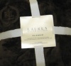 Lauren Ralph Lauren Classic Micro Mink Queen Blanket - Coffee Bean 90 X 90