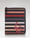 SONIA RYKIEL makes a case for playful chic with this striped nylon iPad case, flaunting a graphic look and purse-perfect size.