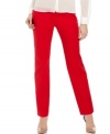 These petite pants by Jones New York feature a fabulous slim fit and bright hue perfect for the season ahead. (Clearance)