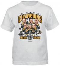 NHL Boston Bruins 2011 Stanley Cup Champs Caricature Tee Shirt Boys' NHL Boston Bruins 2011 Stanley Cup Champs Caricature Tee Shirt Boys'