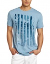 Calvin Klein Jeans Men's Once Night Only Short Sleeve Crew Tee, Sail Blue, X-Large