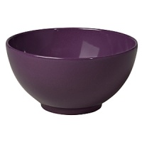 This serving bowl in a pretty Plum is handcrafted in Germany from high fired ceramic earthenware that is dishwasher safe. Mix and match with other Waechtersbach colors to make a table all your own. This serving bowl in a pretty Plum is handcrafted in Germany from high fired ceramic earthenware that is dishwasher safe. Mix and match with other Waechtersbach colors to make a table all your own.