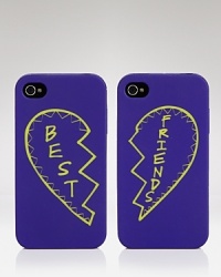 Best friends (and favorite contacts) share everything, including this set of silicone Rebecca Minkoff iPhone cases.