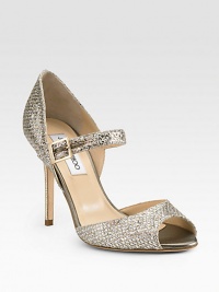 From the 24:7 Collection. Peep-toe Mary Janes get updated in this pebbled, metallic leather design. Self-covered heel, 4¼ (110mm)Pebbled metallic leather upperLeather lining and solePadded insoleMade in ItalyOUR FIT MODEL RECOMMENDS ordering true size. From the 24:7 Collection. Peep-toe Mary Janes get updated in this pebbled, metallic leather design. Self-covered heel, 4¼ (110mm)Pebbled metallic leather upperLeather lining and solePadded insoleMade in ItalyOUR FIT MODEL RECOMMENDS ordering true size.