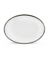 Beautiful in its simplicity, this collection features a timeless, elegant design. The pristine bone china is accented by a single, shimmering band of platinum. The understated beauty of this china will add a refined sophistication to your dining experience for years to come.