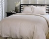 350 Thread Count Damask Stripe White Down Comforter Full/Queen