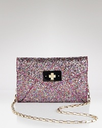 A glittering look and feel meets a cool sized-down shape-so perfect for going day to night, and just about everywhere in between. From kate spade new york. A glittering look and feel meets a cool sized-down shape-so perfect for going day to night, and just about everywhere in between. From kate spade new york.