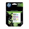 Genuine HP 564 Regular Capacity 5-Color Combo Pack- Black/ Black Photo/ Cyan/ Magenta/ Yellow