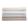 Classic combed cotton percale in a soothing spectrum of modern hues, these versatile Calvin Klein Home flat sheets boast a sleek corded hem detail.