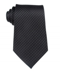 Simple and easy. This Sean John tie is a modern minimalist take for your favorite dress outfit. Simple and easy. This Sean John tie is a modern minimalist take for your favorite dress outfit.